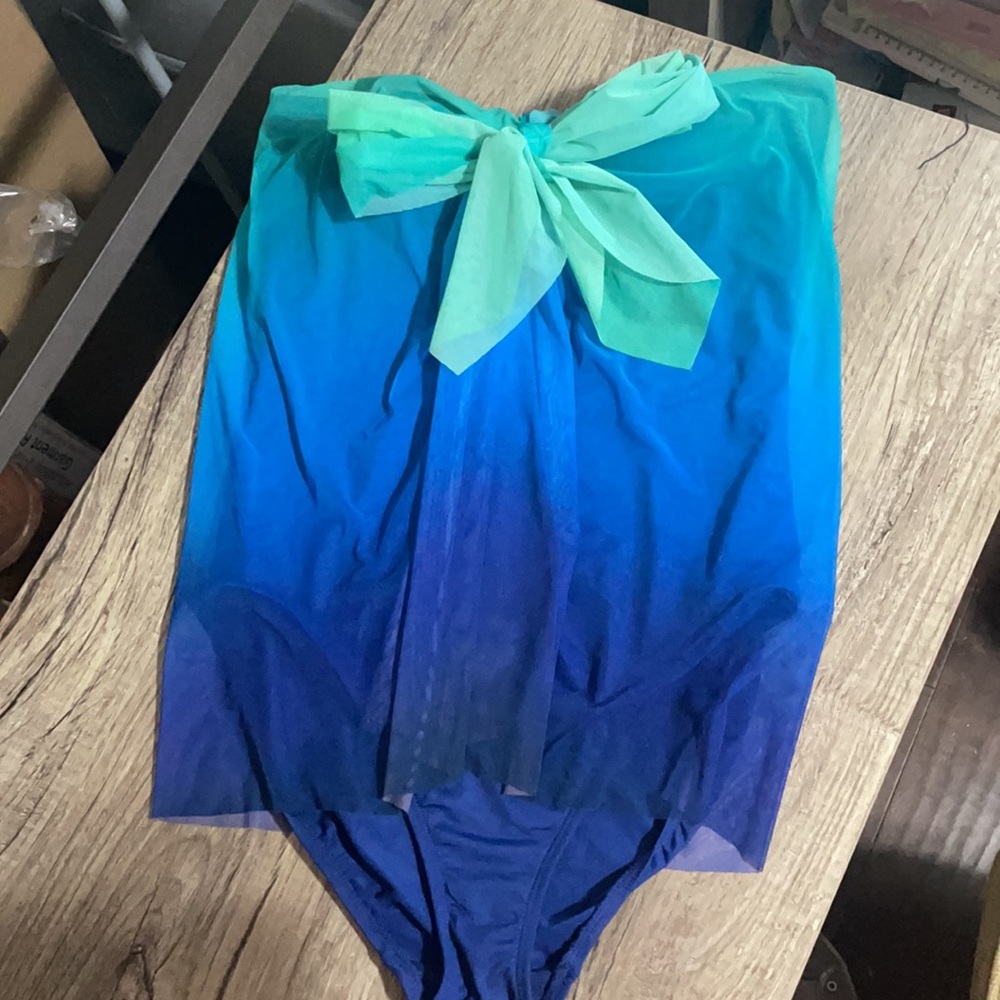 Lauren Ralph Lauren One Piece Bathing Suit 10 NWT
